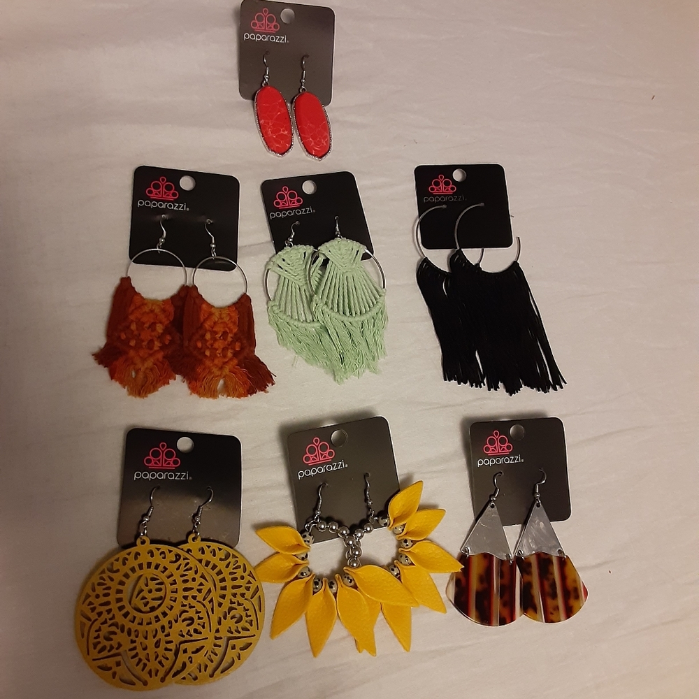 Bohemian style paparazzi earrings bundle